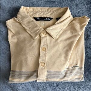 Men's Yellow Golf Polo